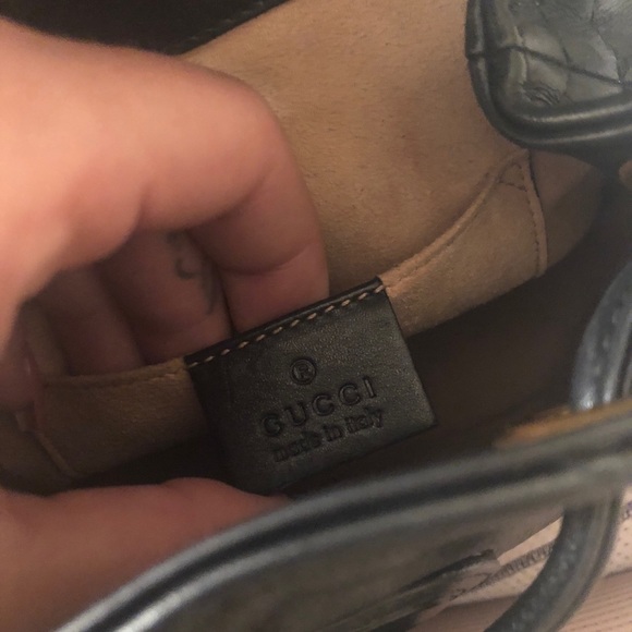 Gucci Black GG Mormont Matelassé Backpack Handbag - Picture 5 of 8